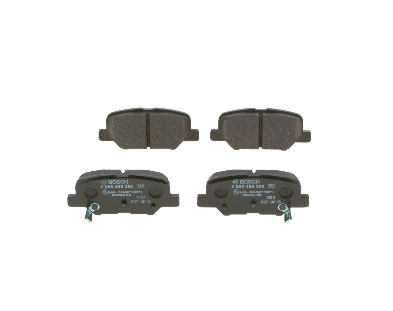 ZEG1536-02 Fren Balata Arka Ikazli Mitsubishi Asx (Ga,W) 1.6 2010-/ 1.8 2010-/ Outlander Iii (Ggw,Gfw) 2.0 2012-/ Citroen C4 Aircross 1.6 Hdi 2012-/ Peugeot 4008 1.6 Hdi 2012-/ Mazda 6 (Gj,Gh) 2.0 2013-
