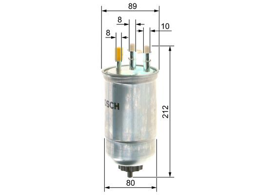 DEL-HDF954 Mazot Filtresi Duster Logan Mcv Sandero 1.5 K9k