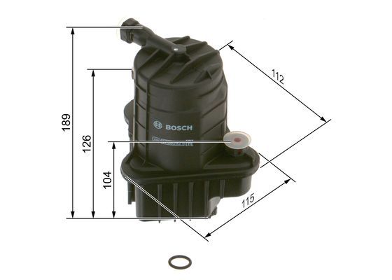 FLT-PS980/9 Mazot Filtresi Acik Tip  Clio Iii Modus 1.5 K9k