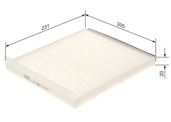GDY 802050 Polen Filtresi Karbonsuz Kalos Aveo