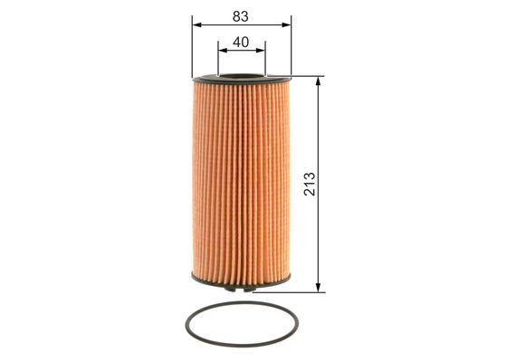 BCH F026407026 Yag Filtresi Filtre Elemani Atego, Atego 2, Axor, Axor 2, Capacity, Citaro (O 530), Citaro 2, Connecto (O 345),  Econic, Integro (O 550), Intouro, Tourino (O 510), Tourismo (O 350), Unimog U 400, Zetros