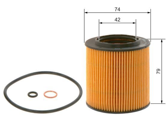 MANN HU 8011 Z Yag Filtresi  F22m2-F30m3-F33-M4