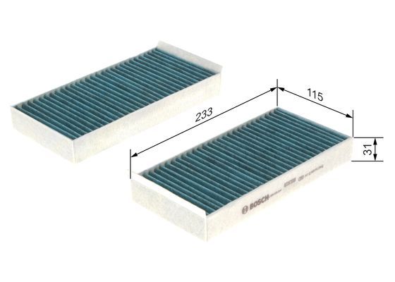KCF14014 Polen Filtre Posetli Bmw 2 F45-46-X1f48-X1 F49-Mini F54-F55-F56-F57-F60 Bm 14-18