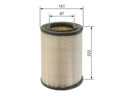 FILT AR 218 Hava Filtresi  M110-189-130-100 W114-115-108-109-111