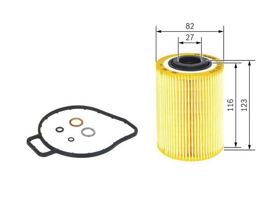 BOS-1457429275 Yag Filtresi - ( Bmw   318 Tds 95-00 )
