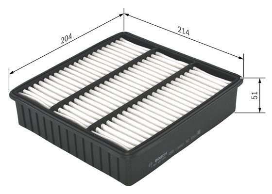 BSG 62-135-010 Hava Filtresi  Lancer 95-07 / Outlander 1.6 03-07