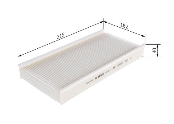 MANN-CUK3240 Polen Filtresi P407-C5 Ii-C6 04/04--> Karbonlu ####