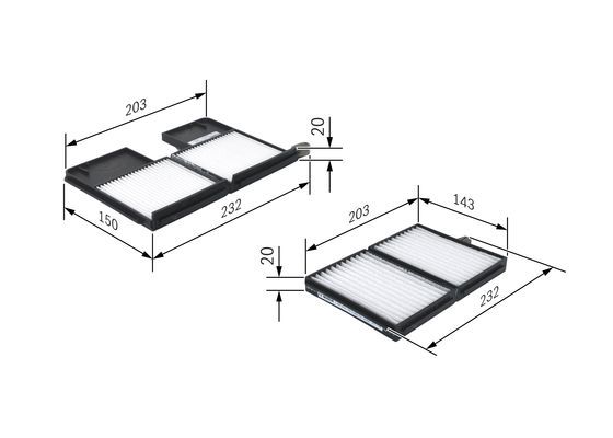 VAL-715517 Filtre Polen-(Hyunda  Elantra 96///Matrix 04/ )