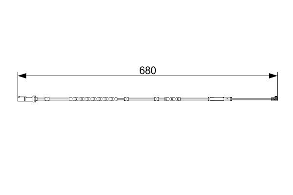 BOS-1987473569 Balata Sensor Bmw I3 13-