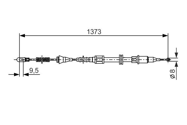 CAV-5902261 El Fren Teli Sol ( Opel   Corsa B 93-01 )