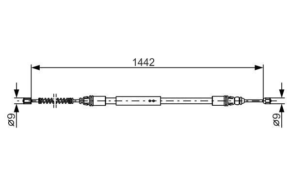 CAV-6002285 El Fren Teli ( Peugeot   106 96-- )