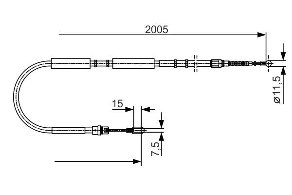 CAV-4302605 Sag El Fren Teli Audi Seat