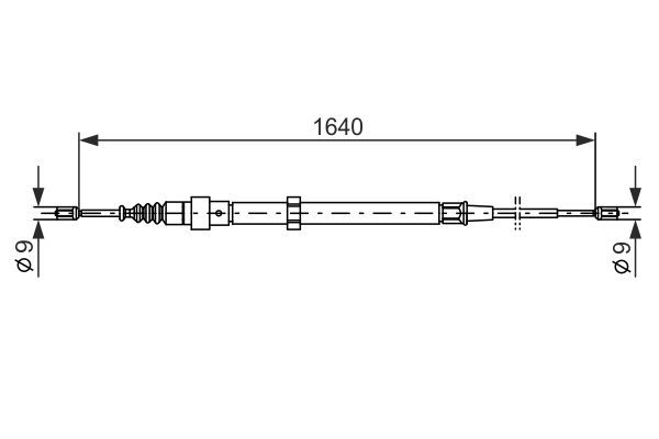 BCH 1987482191 El Fren Teli 1630 Mm Polo-Ibiza-Fabia