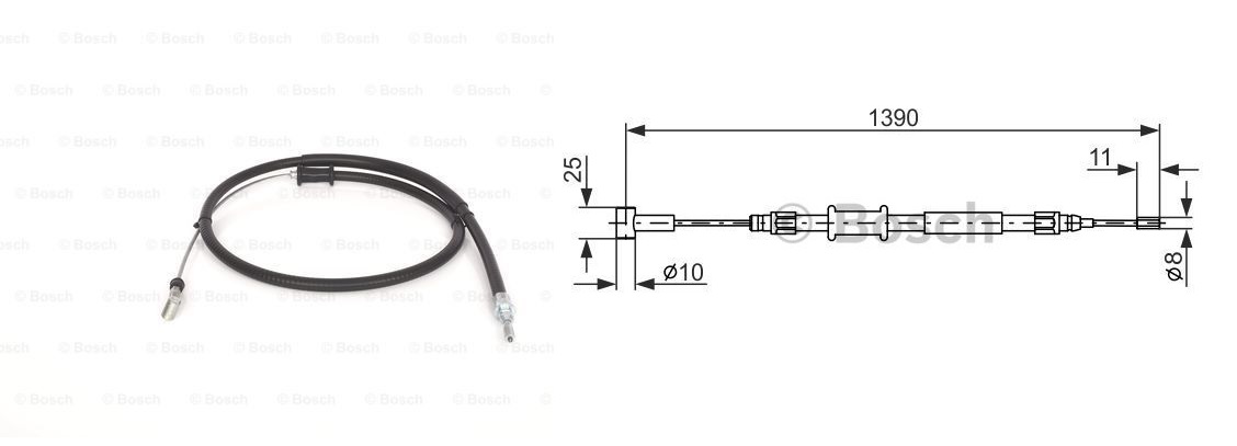CAV-6002713 El Fren Teli Arka Sag-Sol 3.5ton ( Fiat Ducato 06-/Citroen Jumper Iii 06-)