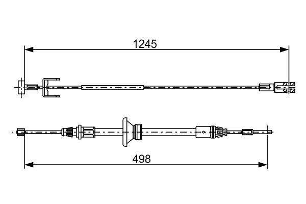 CAV-1302735 El Fren Teli Kit 1245+498/260 ( Opel   Vivaro 11- )