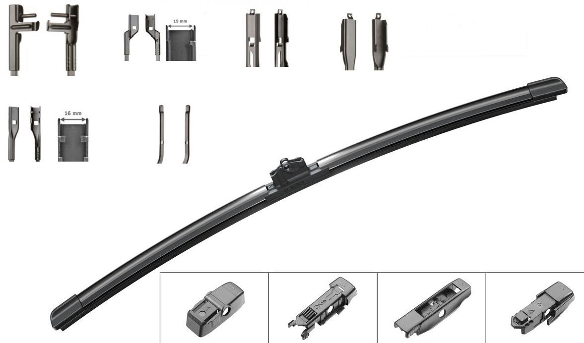BOS-3397006942 Silecek Supurgesi Aerotwin Universal 380mm