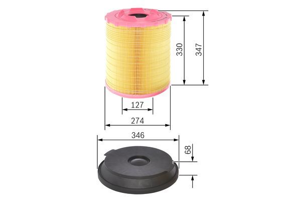 MANN C 29 010 Hava Filtresi Filtre Elemani Atego I/Ii/Iii, Axor I/Ii, Econic
