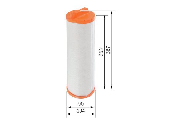 KAF19028 Hava Filtre Ucgen Tip Ford Fiesta 1.6 Tdci 02-