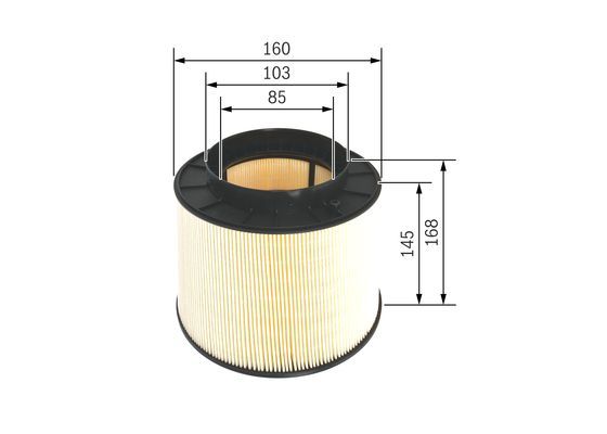 MAHLE-LX2091D Hava Filtresi A4 (B8) A5 (8t3) Q5 (8rb)