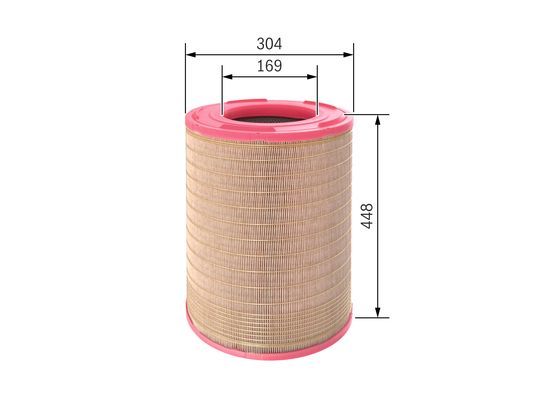 FILT AM 416/1 Hava Filtresi Filtre Elemani 4 - Series 94/114/124, P,G,R,T - Series