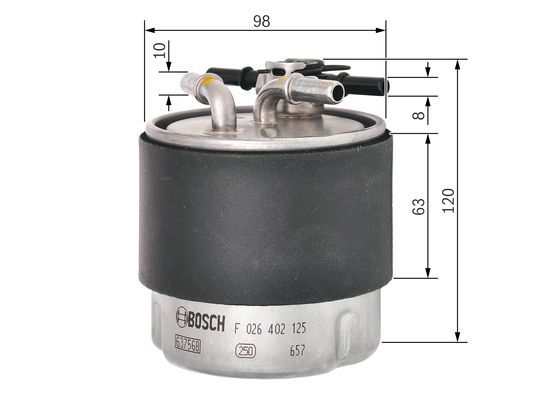 BLU-ADN12332 Filtre Mazot (Sensorsuz)-(Nissan  Qashqai 07/11  1.5-2.0 Dci  / X-Trail 07/13  2.0 Dci  / Renault  Kaleos  2.0 Dci  4×4)