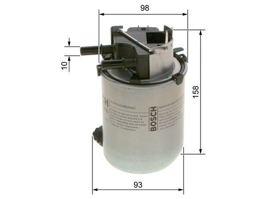 BCH F026402201 Yakit Filtresi Mazot Filtresi Qashqai (J11) : Xtrail (T32) 1.6 Dci 14-14