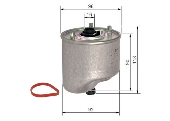 MAN-WK9046 Mazot Filtre ( Ford   Focus 1.6tdci 2011-) / Volvo  (S40/V50/S60/S80/V60/V40/Xc40 D4162t 11-15)