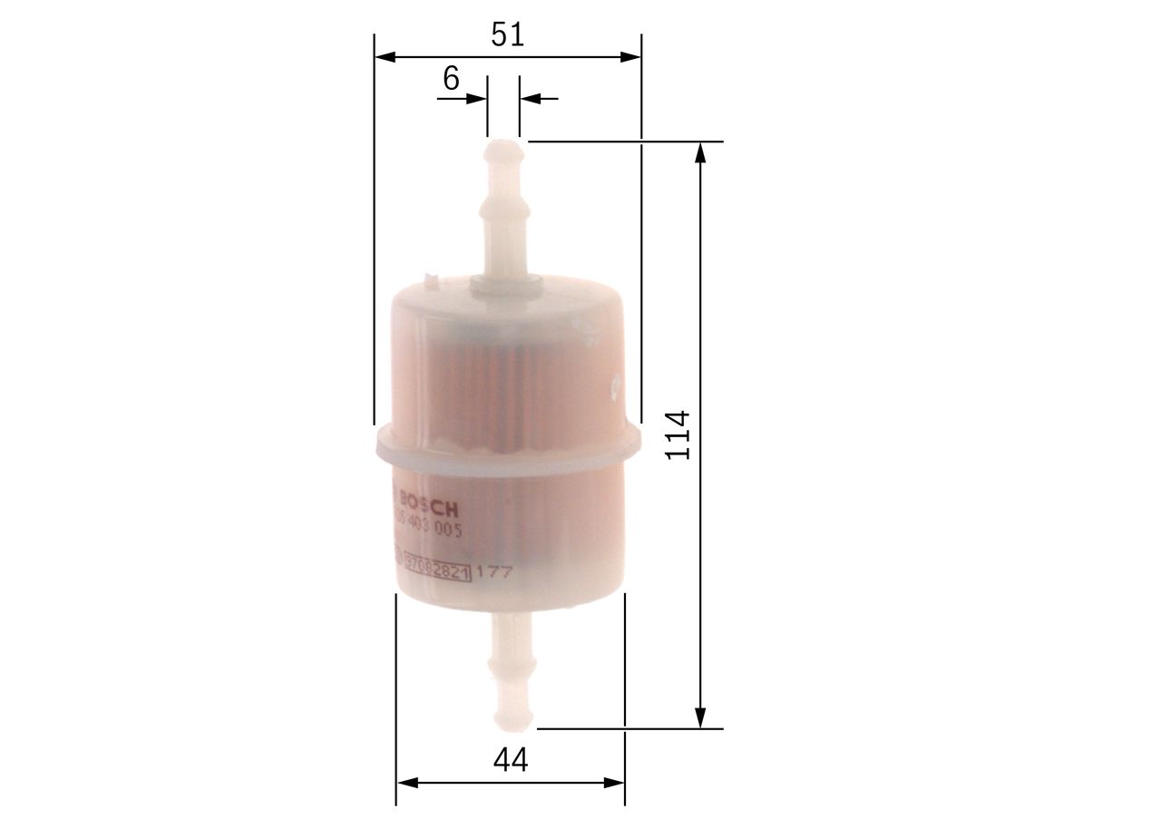 SRD-SF335 Yakit Filtresi R12 131 Universal Plastik