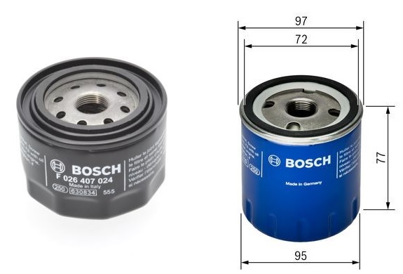 KOF18008 Yag Filtre Fiat Ducato 2.3 Mjt 2006-2014 / Iveco Daily 2.3 / Karsan Jest 2.3 D 2014-