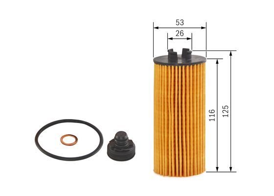 BSG 15-507-019 Yag Filtre Kütügü Komple F45-F46-X1 F48-X2 F39 Mini F54-F55-F56-F57-F60