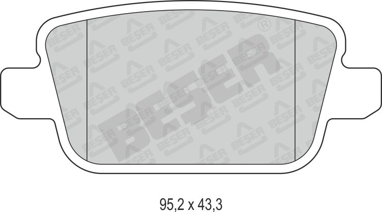 BRE-P 44 017 Fren Balatasi Arka (Ford  Mondeo Iv- S-Max 2.0tdci  07-\ (Volvo  S80 Ii - V70 Ii  2.0-2.0t  07-)