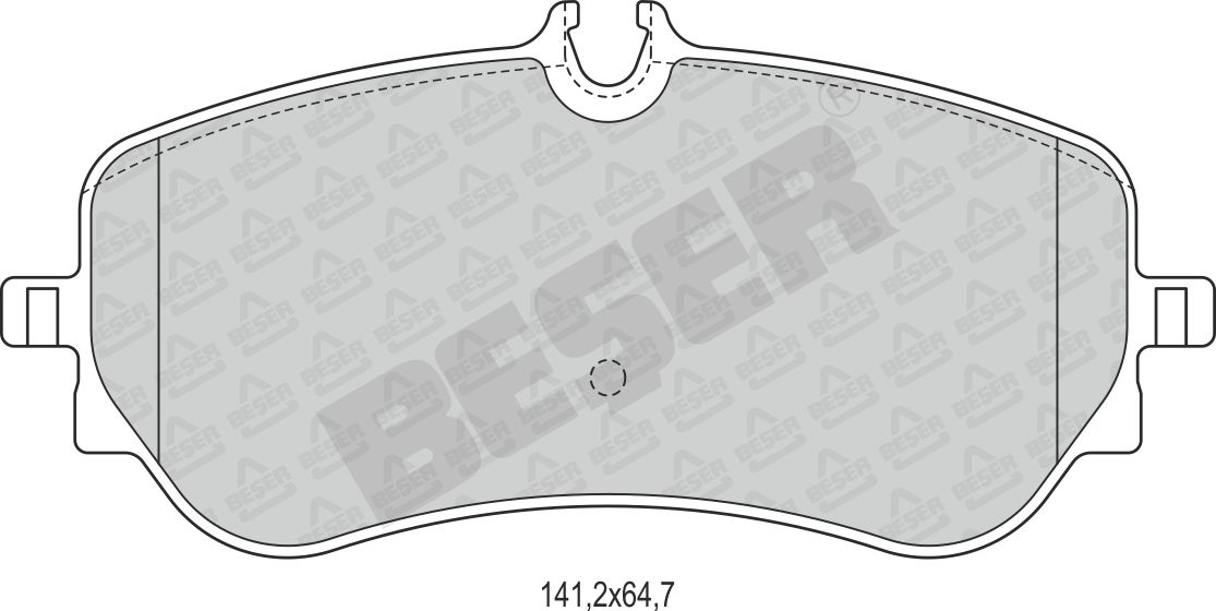 ZEG1919-00 Fren Balata Arka Tek Teker Vw Crafter 2018- / Vw Amarok 3.0 Tdi V6 2017- / Man Tge 2.0 Tdi 2018