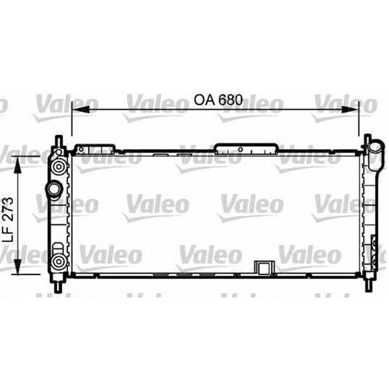 VALEO.734271 Radyatör Corsa B