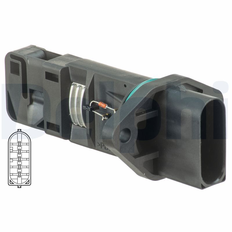 ZAF1007 Hava Akis Metre (Debimetre) Mercedes (W202) C 280 93-00/ (W203) C 320 00-06/ Clk (C208) 320 97-02/ Clk (C209) 240 - 320 02-09/ (W210) E 240 - E 280 - E 320 95-08/ (W140) S 280 91-98/(W220) S 320 98-05