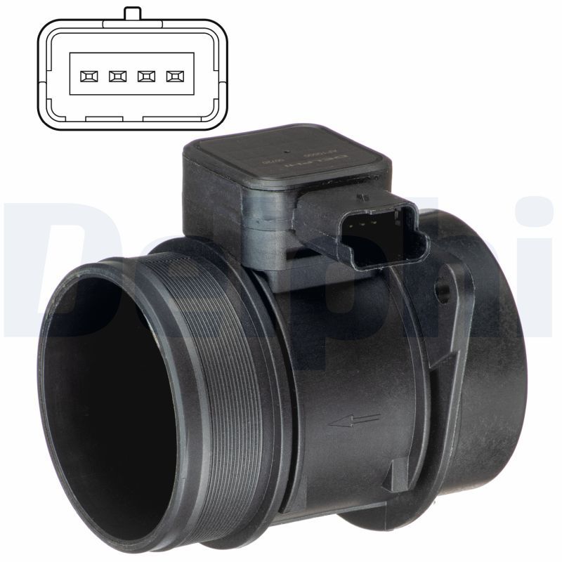 HLL-8ET 009 142-421 Hava Hacmi Olcme Cihazi 4-Kutuplu Citroen/Peugeot/Ford/Jaguar/Land Rover/Peugeot