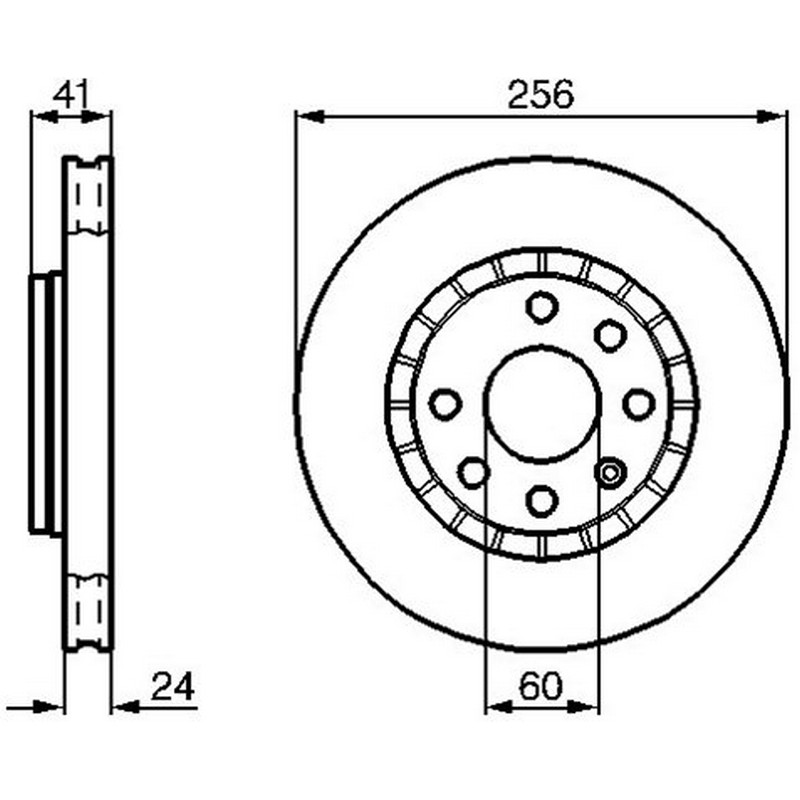 WBD1174CD Fren Diski On Havali Performans Delikli 4 Bjn 255.85x23.9x60x41 Opel Vectra A 2.0 88 95   Vectra B 1.6i   2.0i 95 03   Astra F 1.4i   1.6i 91 98   Astra F Classic 1.4i  1.6i 98 02   Corsa C 1.4 00 06