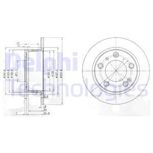 BRE-08.5352.10 Fren Diski Arka Standard Citroen