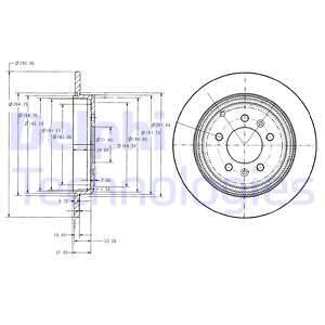 BRE-08.5344.20 Fren Diski Arka Standard Peugeot