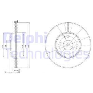 BOS-0986478638 Fren Diski On Havali (257-4)-(Mazda  323-Lantis 95/98/323-Familya 95/98 )