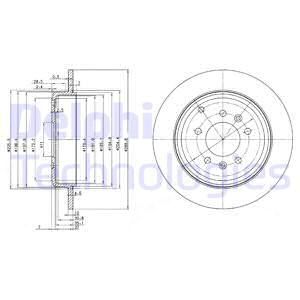 BRE-08.7716.21 Fren Diski Arka Uv Coated Peugeot