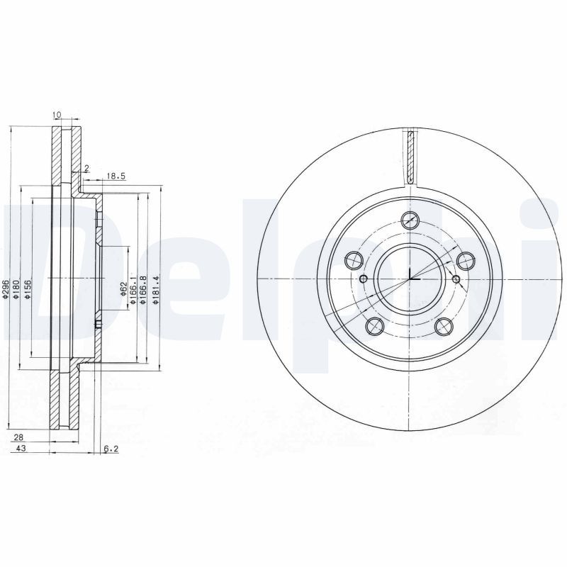 BOS-0986478968 Fren Diski On (Toyota  Camry Sedan 3.0  01-06)
