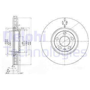 BRE-09.8003.11 Fren Diski On Uv Coated Peugeot