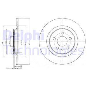 BRE-08.7955.11 Fren Diski Arka Uv Coated Peugeot