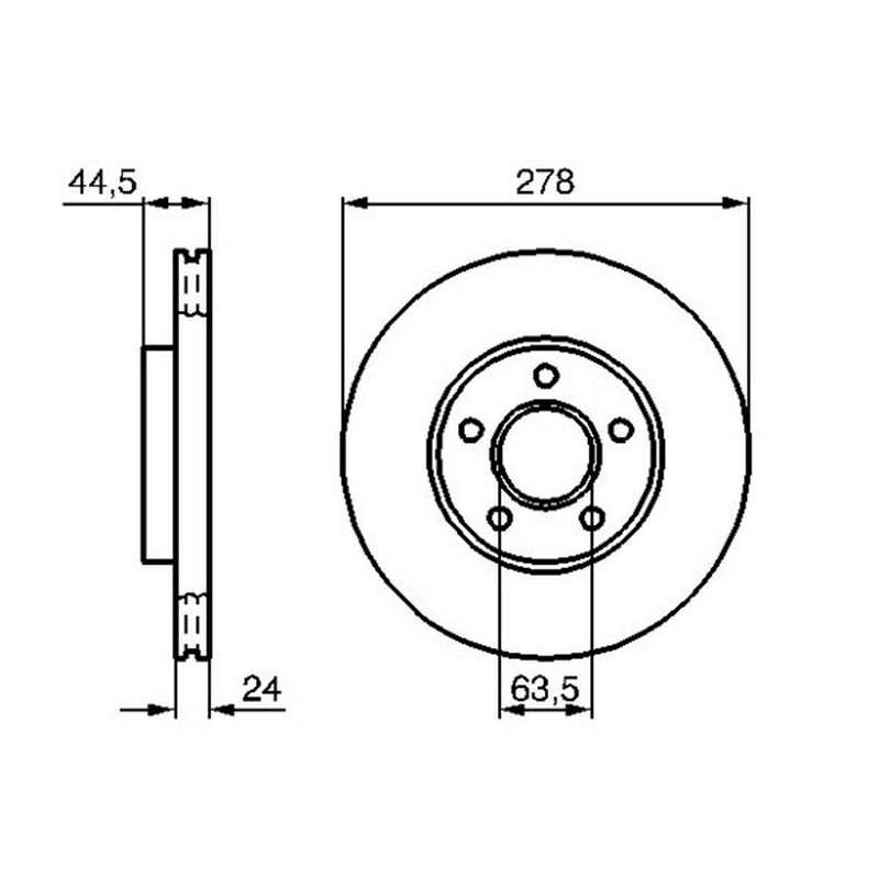 OPT-BS-7668C-SD High Carbon Technology On Fren Diski Ford Connect 02-13