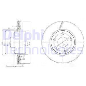 BOS-0986479186 Fren Disk On Hava Kanalli ( Mercedes  A Seri W169 - B Seri W245  )