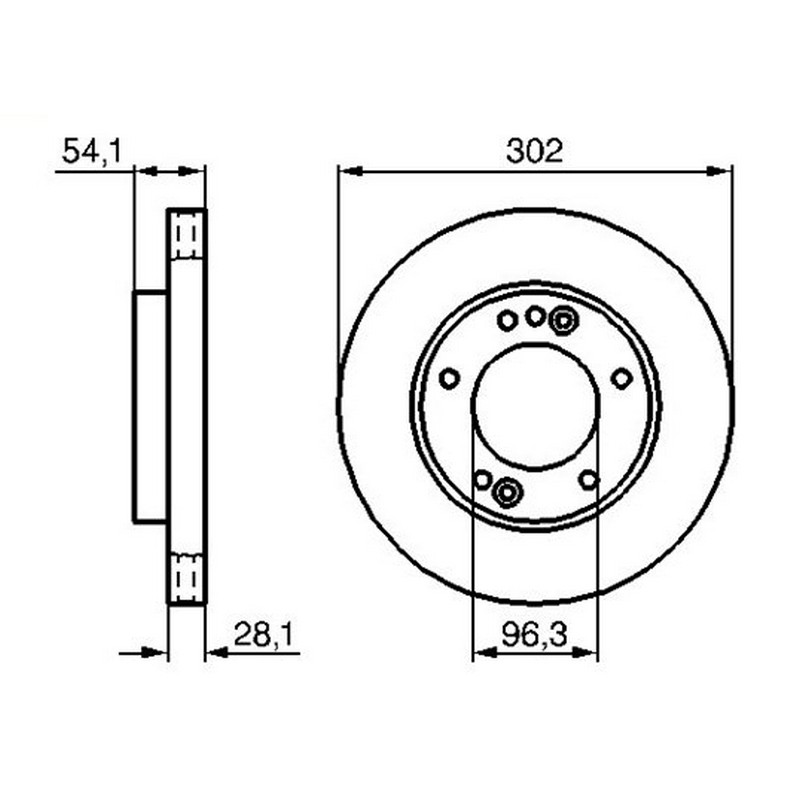 BRE-09.B613.11 Fren Diski On Uv Coated Kia