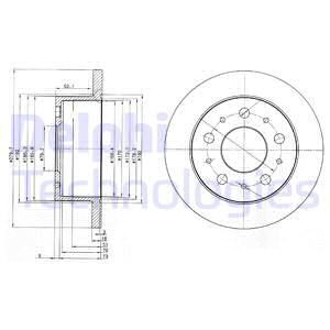FIAT 51856411 Fren Diski,Arka            Dct