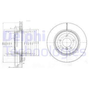 WBD1734 Fren Diski Arka Havali Bmw 3 Serisi (E90) 320 I 5 Bijon 336x22x75x67,1 2005-2011