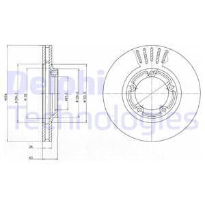 BRE-09.A145.10 Fren Disk On Havali Hyundai Starex 2.5 Tci 97-02 254×5
