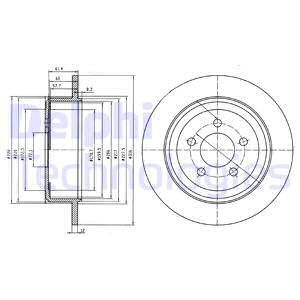 BRE-08.B529.11 Fren Diski Arka (Dodge Nitro Jeep Cherokee 4×4  08-)